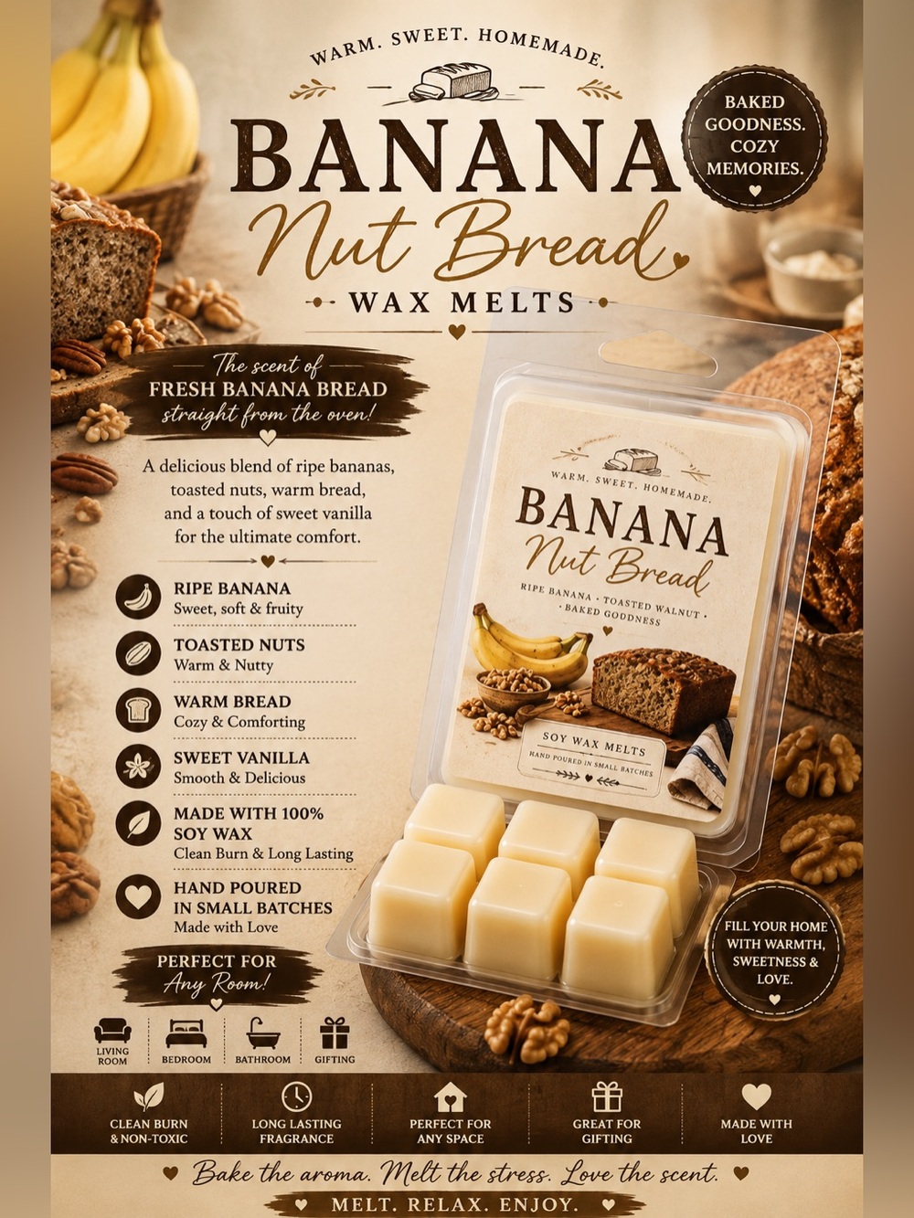 🍌🍞 WAX MELT!!! 🍞🍌